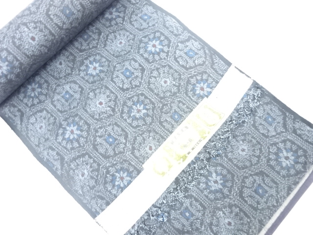 JAPANESE KIMONO / ANTIQUE BOLT FOR KIMONO / SILK / TSUMUGI